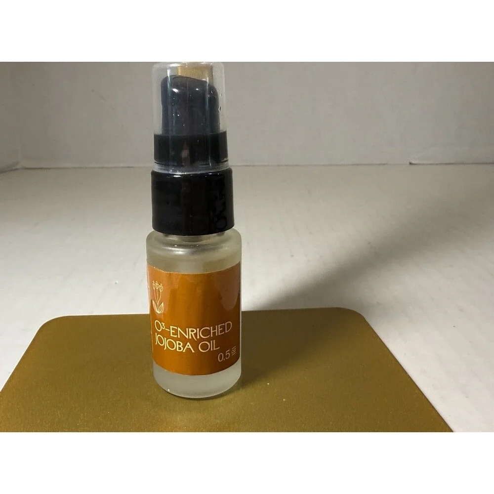 O3-Enriched Jojoba Oil Oxygen-Rich Treatment Oil‎ 0.5 Oz Organic New